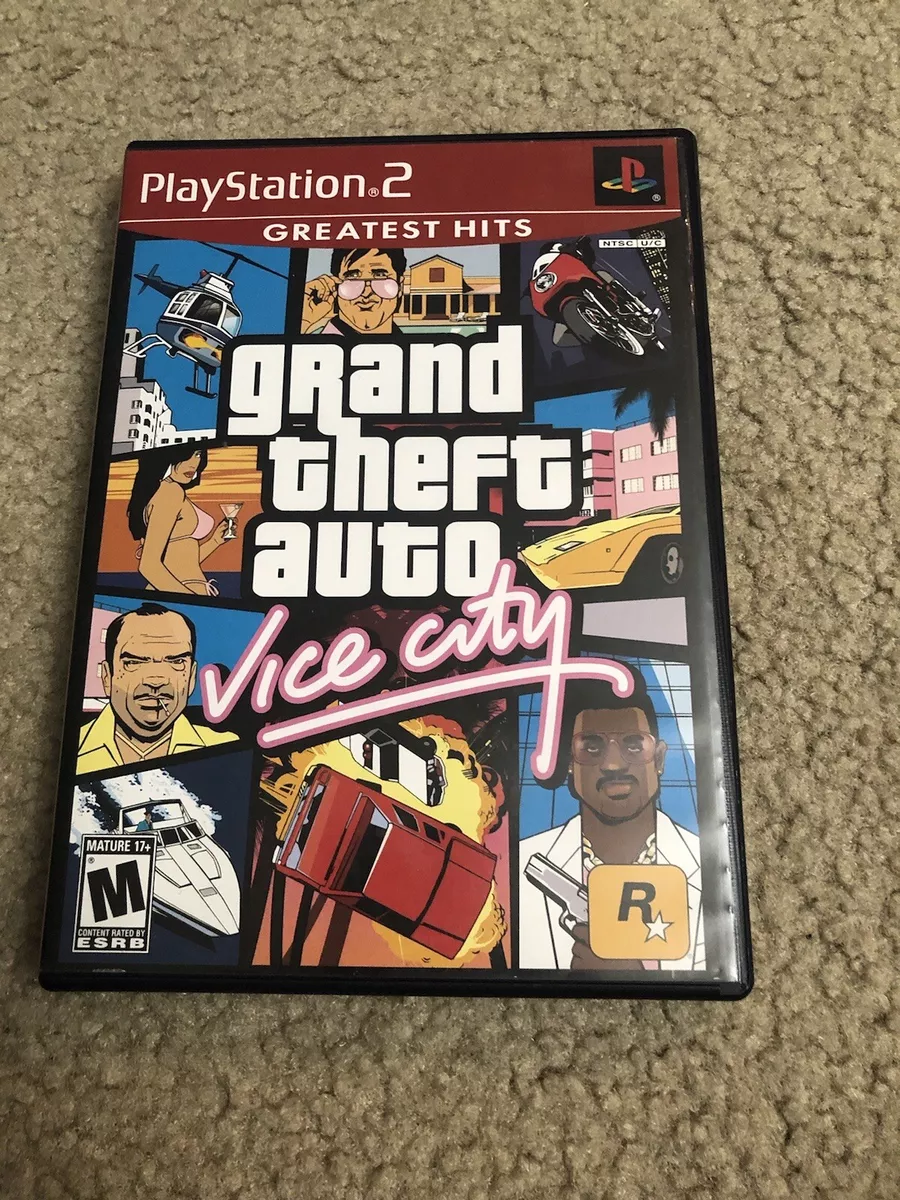 Grand Theft Auto Vice City Sony Playstation 2 Game