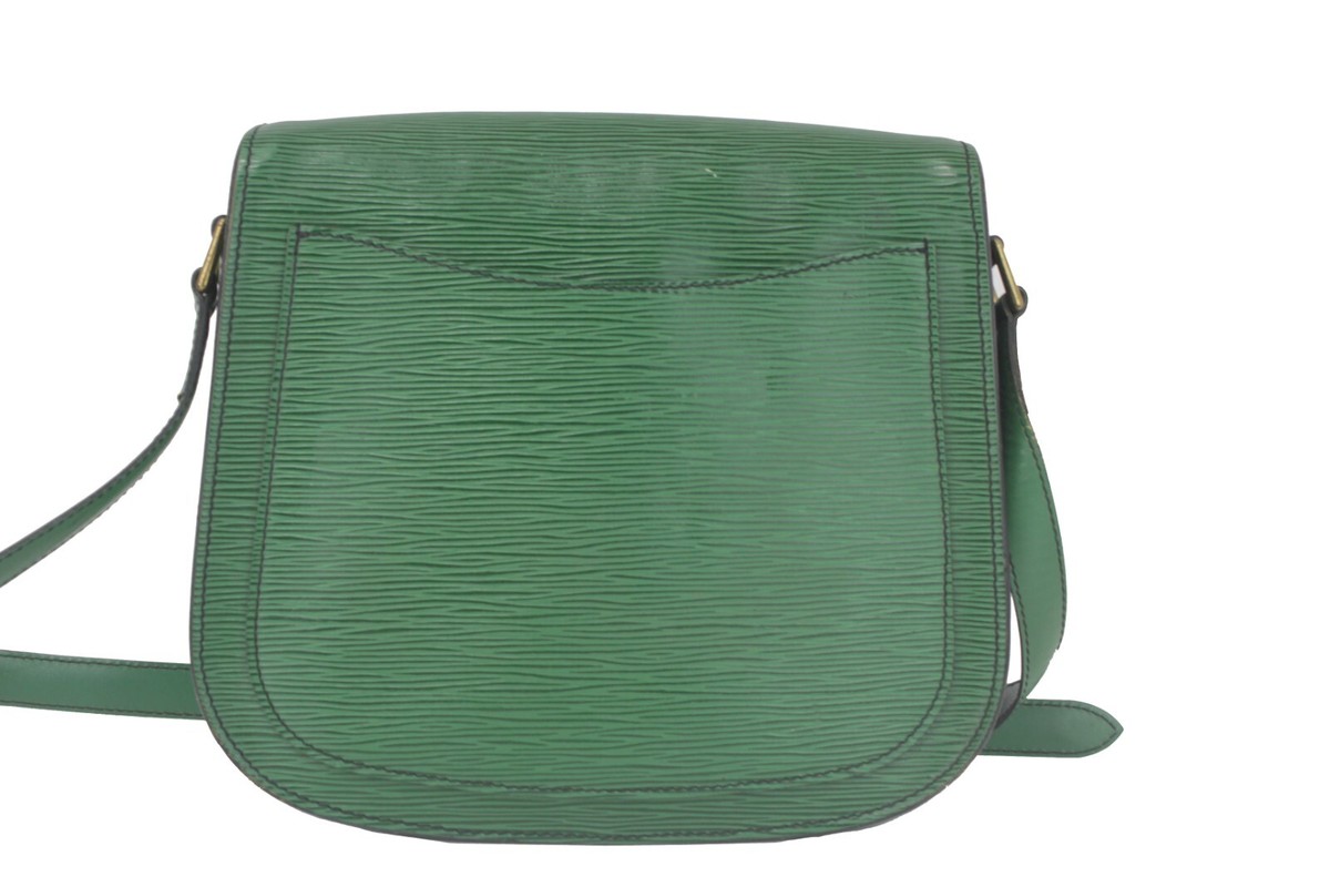 LOUIS VUITTON Saint Cloud Green Epi Crossbody Bag Shoulder