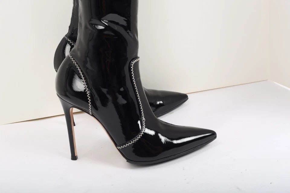 GIANVITO ROSSI Botas Negras Sobre la Rodilla Talla 36.5 Chic & Slik Showstoper Foto 4 de 4