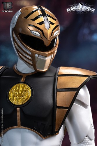 Toys Battalion Power Rangers Albino Tiger TB010 1/6 Action Figure Model Statue - Picture 13 of 15