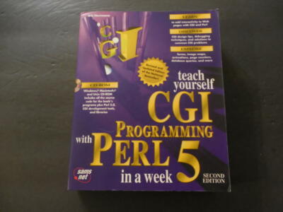 Teach Yourself CGI Programming With Perl 5 In A Week sc 2nd Ed 1997     ID:20129