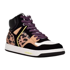 NEW Womens AIRWALK TRICK4-CHEETAH PATCHWORK High Top Sneakers, Size 9.5