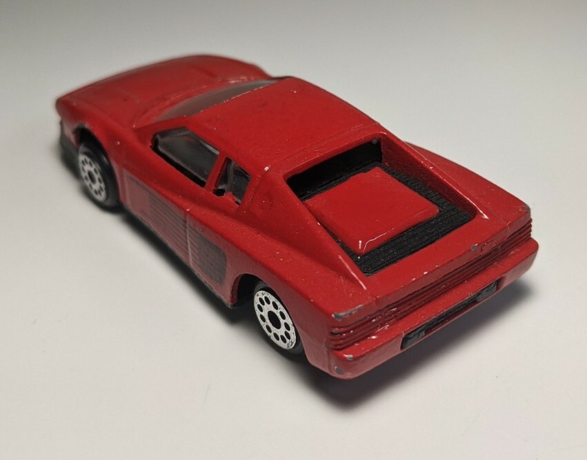 Vintage Zylmex Zee Toys Ferrari Testarossa Red D88 1/64 Diecast | eBay