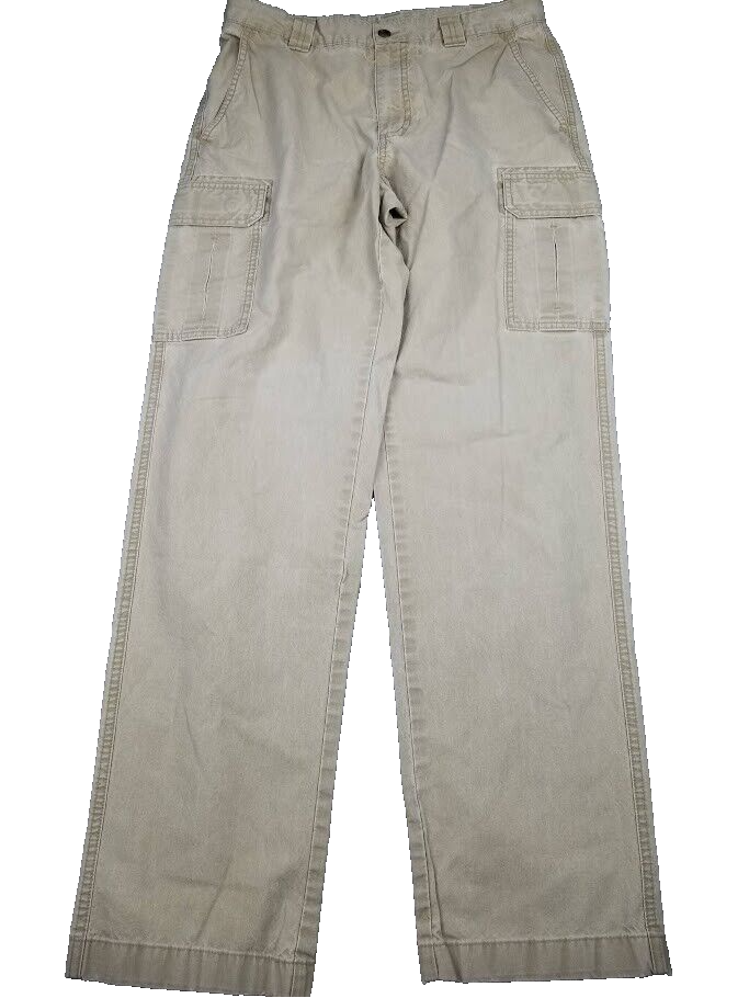 LL Bean Cargo Pants Men 31x310 Chino Classic Fit Outdoor Pockets Cotton Trousers