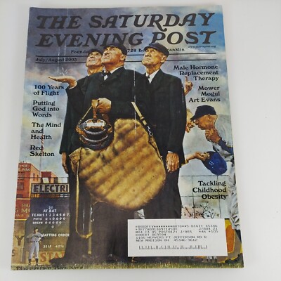 The Saturday Evening Post July August 2003 100 Years of Flight, Red Skelton