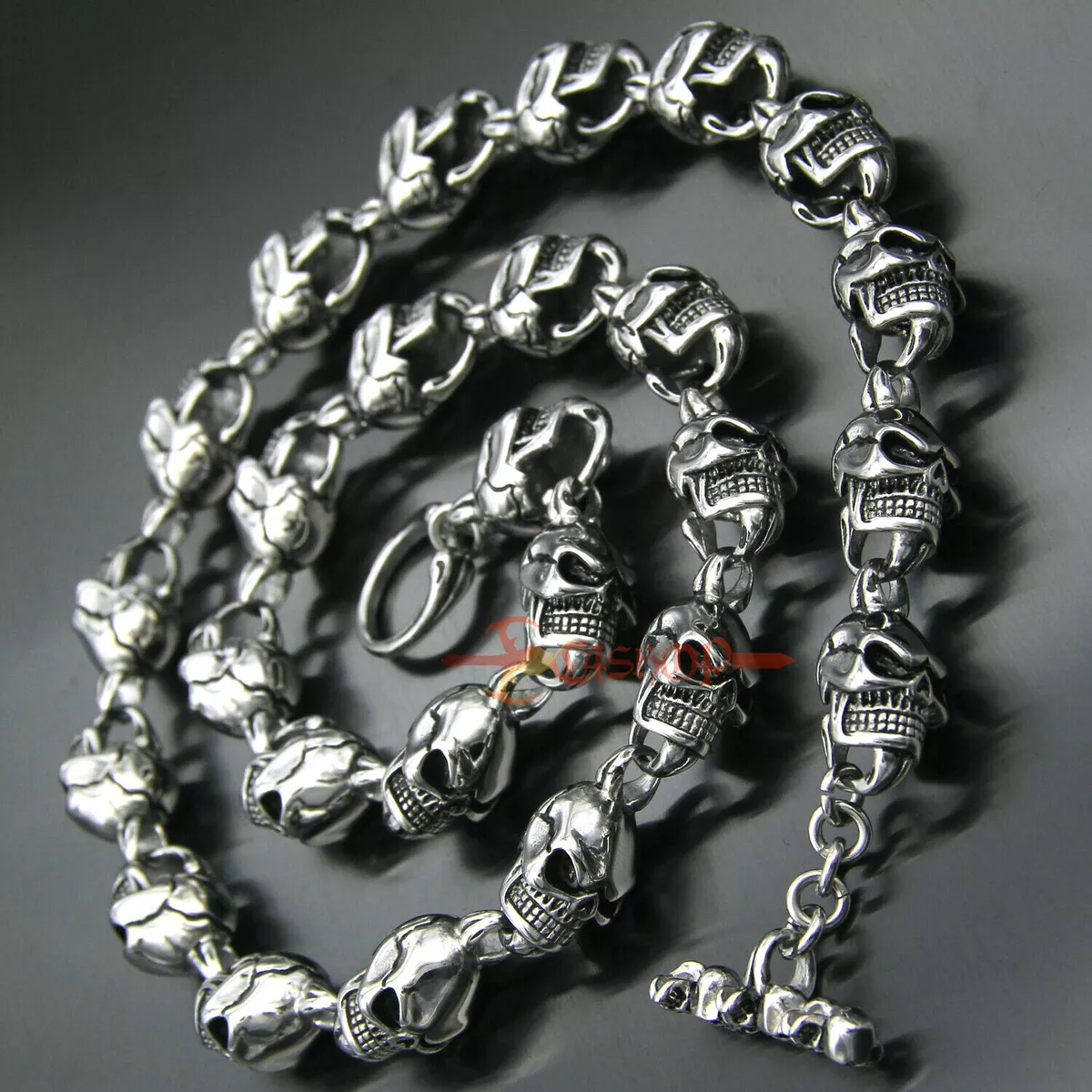 Gothic silver best sale chains