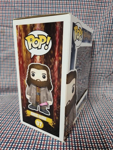 Funko Pop! Figura de vinilo Harry Potter Rubeus Hagrid #07 6" tamaño súper nueva en caja - Imagen 3 de 10