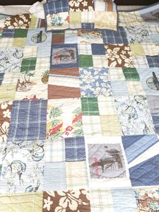 Pottery Barn Kids Twin Vintage Surf Beach Island Quilt Blanket