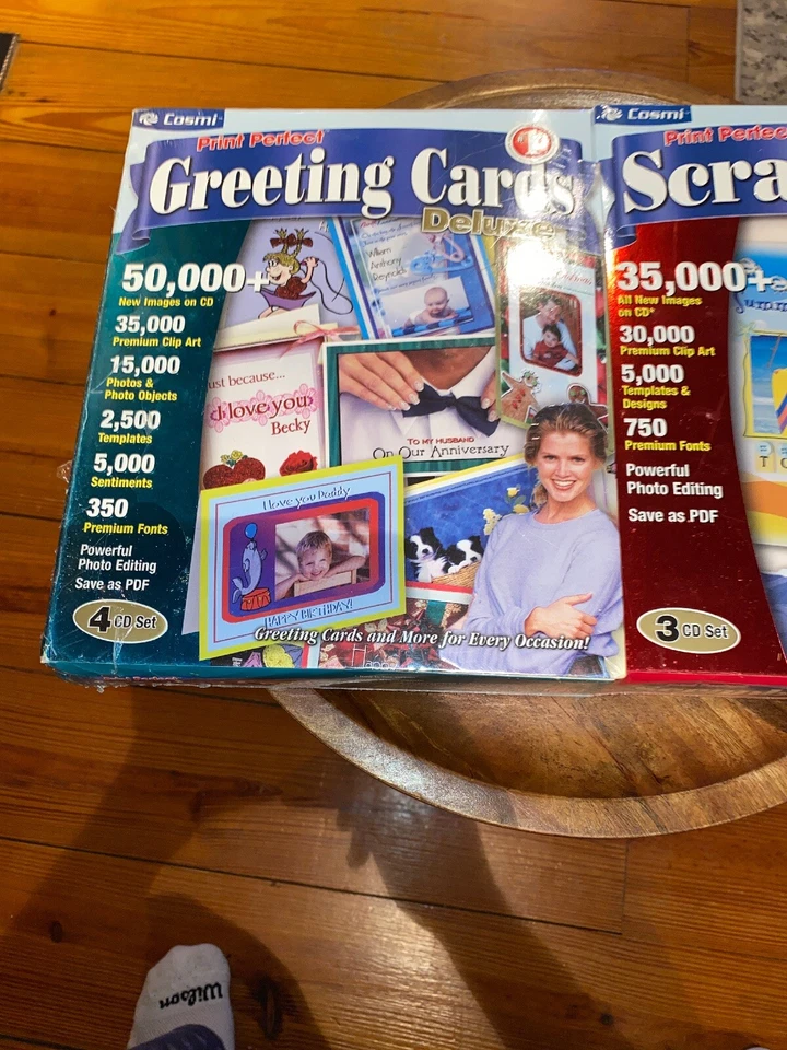 Cosmi Print Perfect Scrapbook & Greeting Cards Combo New Sealed - Image 2 of 4