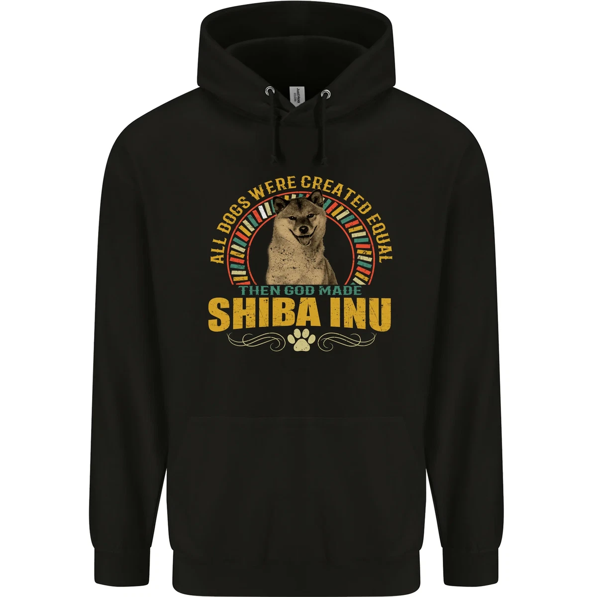 A Shiba Inu Dog Mens 80 Cotton Hoodie eBay