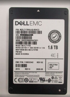 EMC 005053684 EMC SSD SAS 12G UNITY XT 005-053684 w