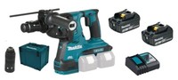 Makita DHR281ZJ Akku-Kombihammer 2X18V + 2 Akkus 3Ah + Ladeger. + Wechselfutter