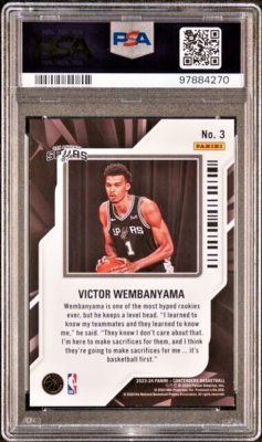 人気沸騰】鑑定済Wembanyama RC Rookie 人気沸騰】鑑定済Wembanyama RC