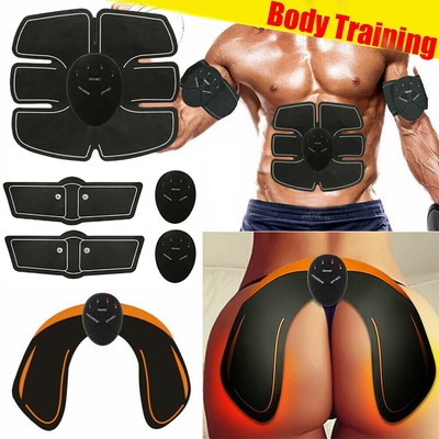 Electric Muscle Toner Machine Simulate Abs Fat Burner Hip Cellulite Removal Kit