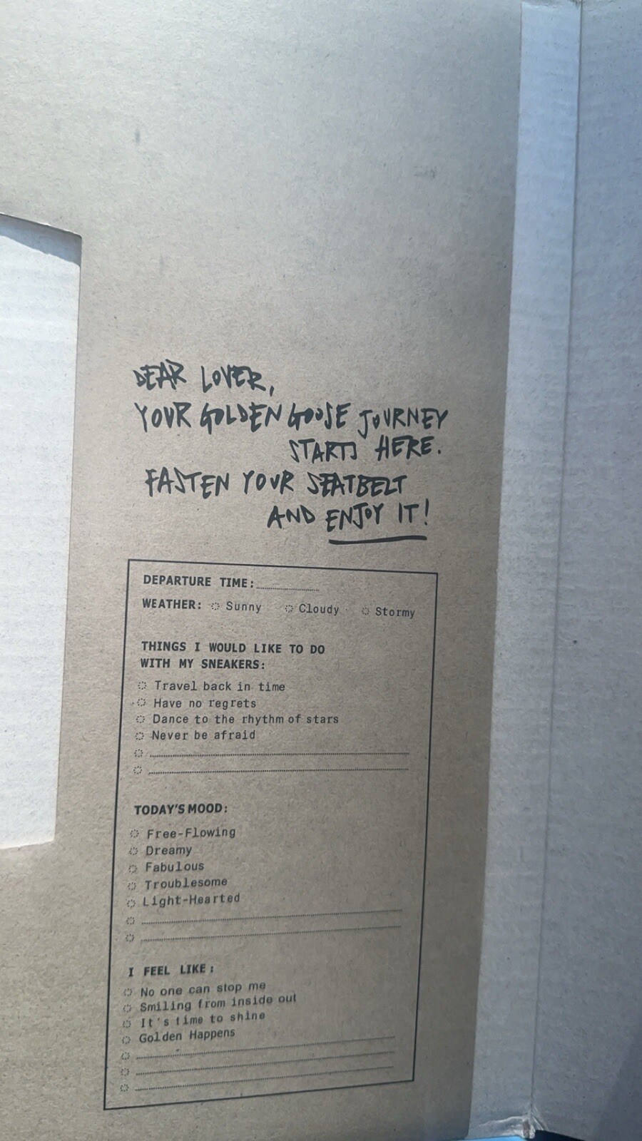 🌟🌀White/Cream/Blue. (Worn once) (BOX included