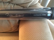 ROBINSON CANO AUTOGRAPHED BASEBALL BAT(Black Rawlings)Sports Integrity COA &Holo