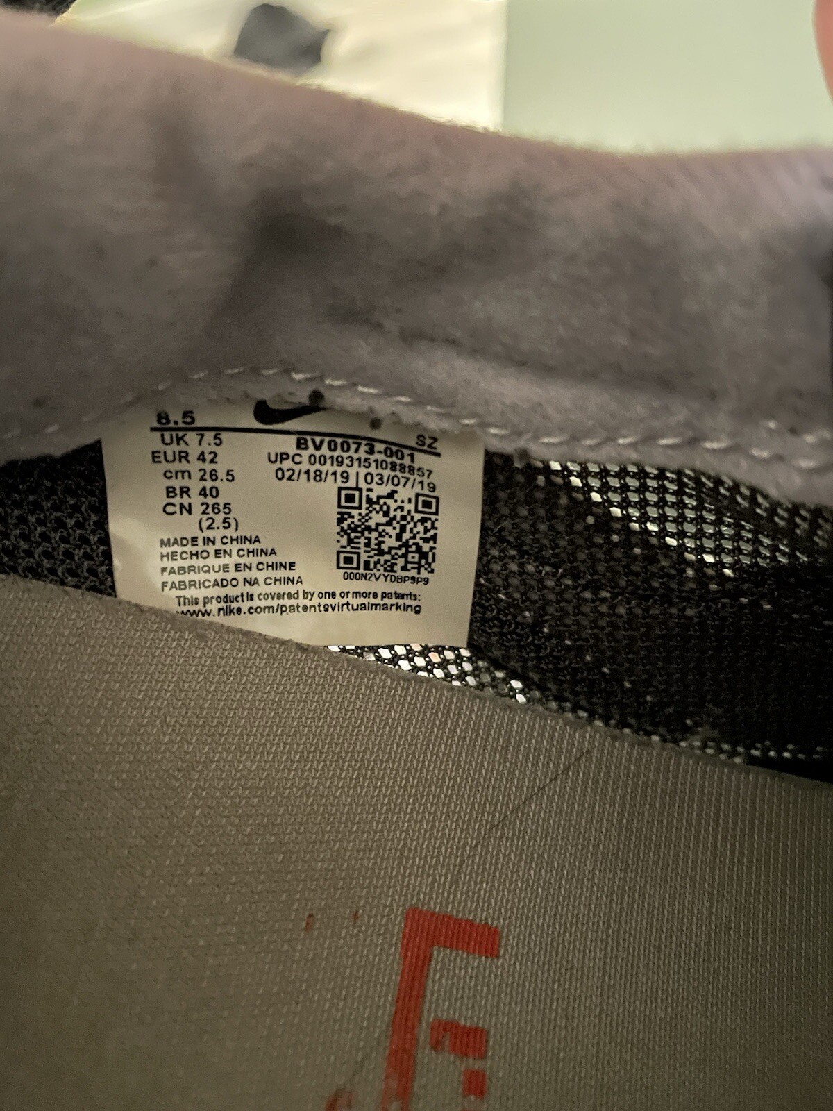 SACAI X NIKE Taglia 8 5 Nike sacai x LDWaffle nere