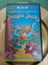 La Grande Avventura Di Jungle Jack Videocassette VHS Film Cartoni Animati 1995