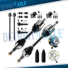 Front CV Axles Wheel Beairng and Hubs Suspension Kit for Impala Grand Prix Regal