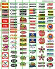 4028 DAVE'S DECALS ASST'D RACING HOT ROD DECALS 1/2" WIDTH 1:24 1:25 1:18 SCALE