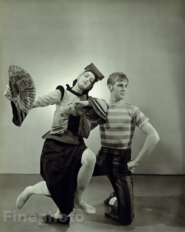 1937 Vintage NYC Ballet GEORGE PLATT LYNES Dance YANKEE CLIPPER