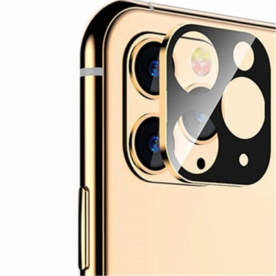 Anti Fingerprint Golden Back Lens Screen Protector Cover For