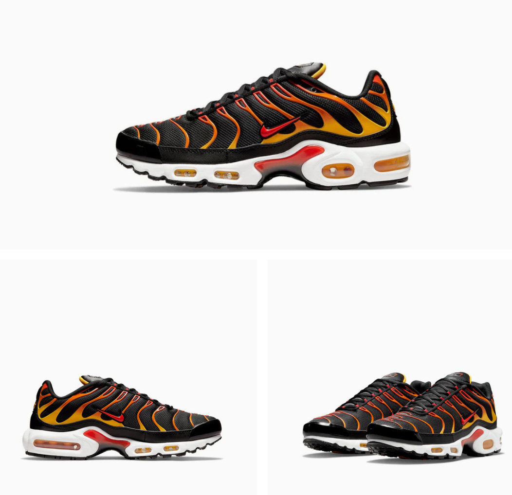 NEW Men's Nike AIR Max PLUS Shoes Sneakers DC6094 001 Torch FQ7331 Retro Premium — product photo 2 of 5