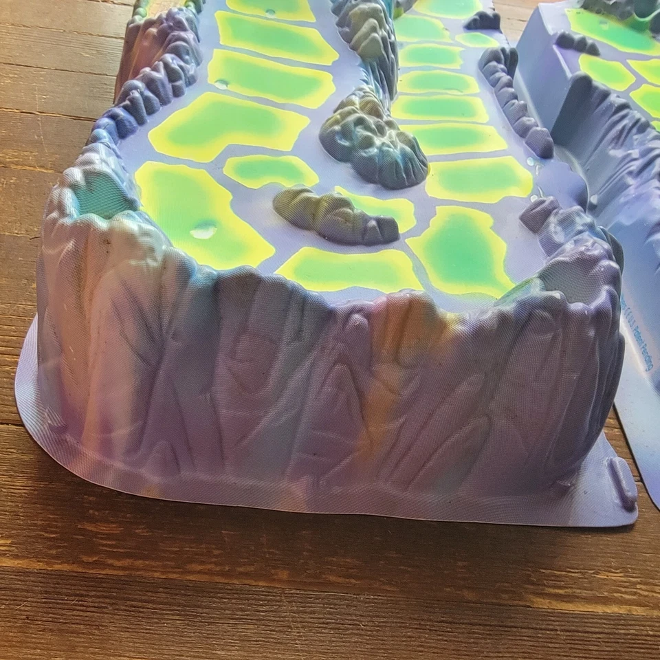 Tornado Rex Plastic Playing Surface 3-D Game Board 1991 Parker Brothers Ricambi - Immagine 3 di 4