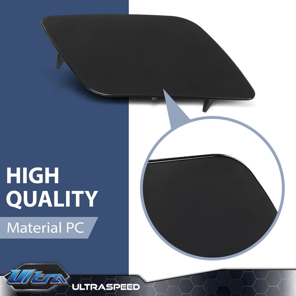 Left & Right Side Fit For 2005-2008 Audi A6 Quattro Headlight Washer Cover Cap Foto 4 de 4