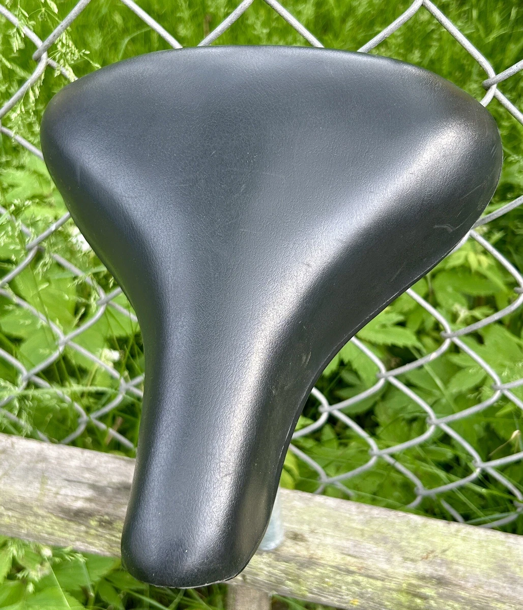 Selle de vélo, Troxel, vintage, noir et blanc - France