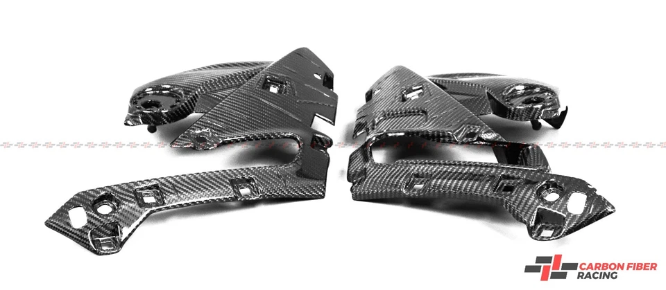 Paneles laterales superiores de fibra de carbono para BMW R1250RS 2021-2023 Foto 2 de 4