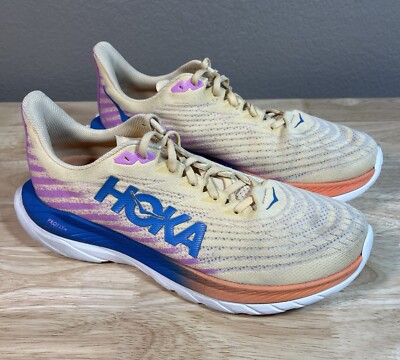 Hoka One One Mach 5 Low Impala Cyclamen Peach Blue Pink W Size 11 B Running