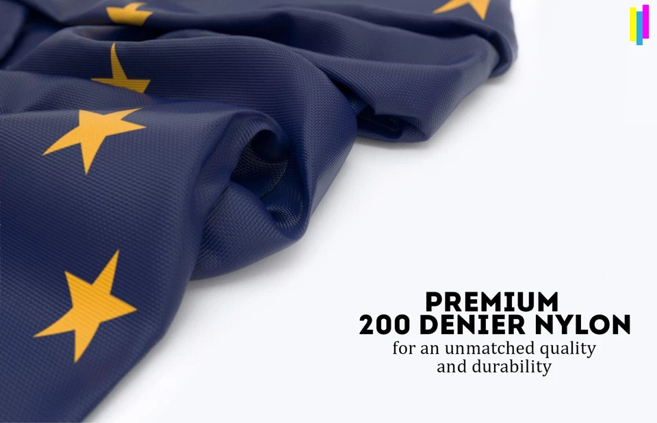 AGAS Alaska AK State Flag Single Sided Reverse Print 200D Nylon Banner - Image 2 of 4