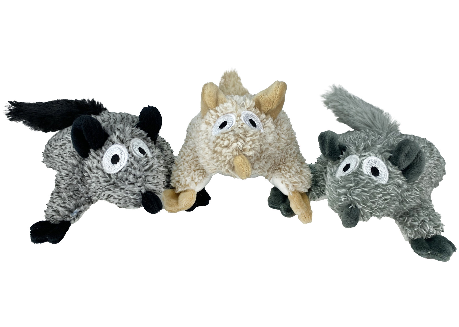 Multipet Squirrels Dog Toy w/ Squeaker NWT - Assorted - 1pc