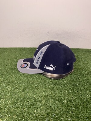 Vintage Dallas Cowboys hat cap strap back blue silver puma Y2K