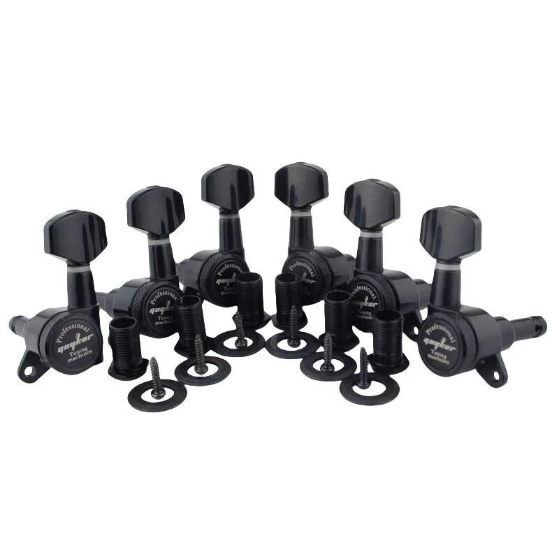 Sintonizadores de bloqueo de guitarra Guyker clavijas de afinación cabezal de máquina para estilo ST TL SG LP Foto 4 de 4