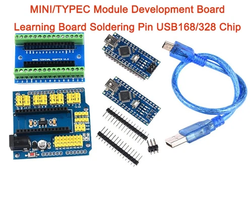 MINI/TYPEC Modul Entwicklungsboard Lernplatine Lötstift USB168/328 Chip