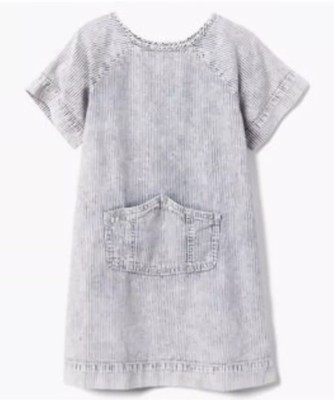 NWT Gymboree All Smiles Girls Denim Stripe Dress Size 2t