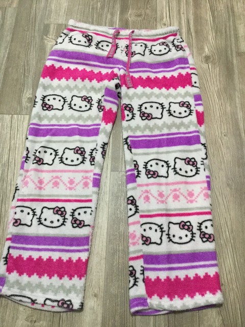 hello kitty fleece bottoms