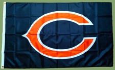 New Chicago Bears C Flag Banner 5 feet x 3 feet