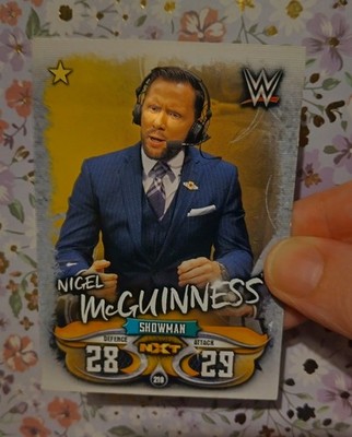 Nigel McGuinness WWE Wrestling Slam Attax Live NXT Trading Card 219 Showman Neu