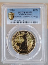 2023 Britannia Elizabeth II Effigy 1oz Gold Coin PCGS MS70