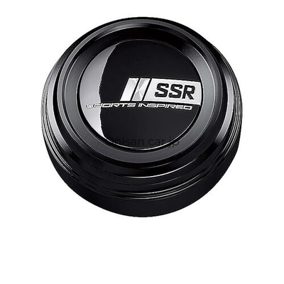 #ad SSR Aluminum Racing Caps Black Anodized A TYPE HIGH PARTS 229BL 4 Set of 4 $185.03
