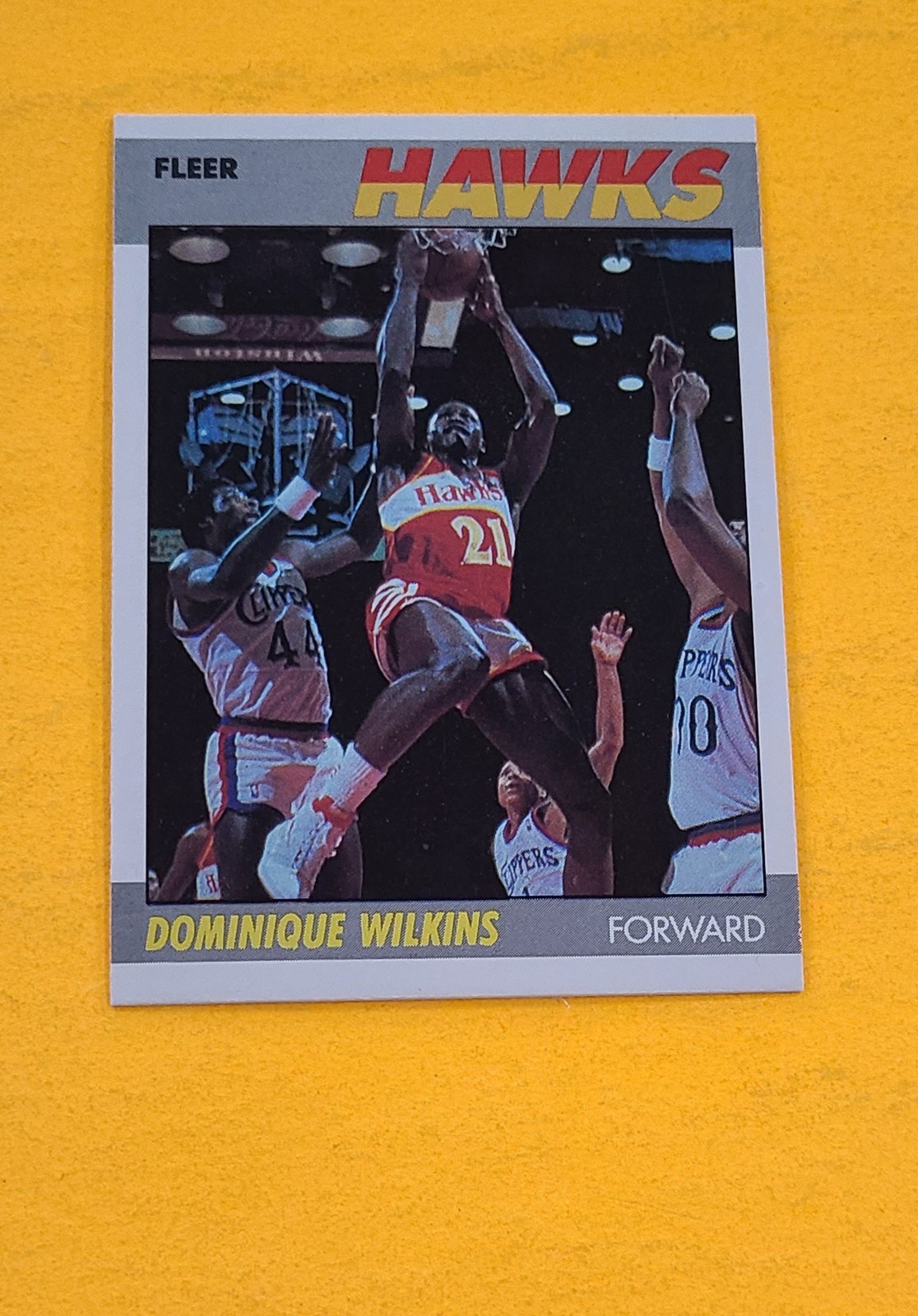 1987-88 Fleer #118 Dominique Wilkins 2ND YR NM-MT SHARP