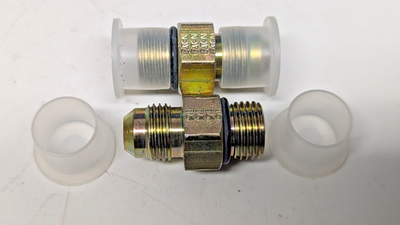 #ad #ad 2 Eaton Weatherhead 37° JIC 3 8” 3 8” ORB Hydraulic Male Connector C5315X6 $11.99