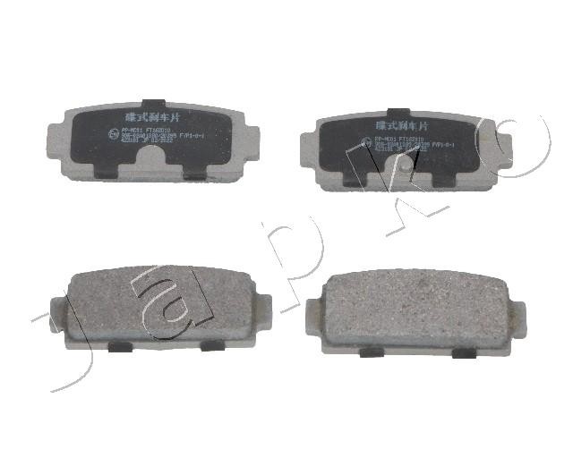 Fits JAPKO 51MC01 BRAKE PAD SET, DISC BRAKE