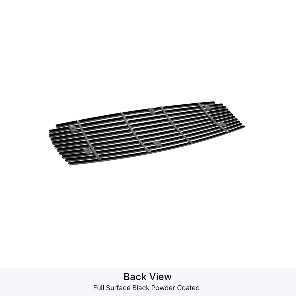 For 2002-2005 Hyundai Sonata Main Upper Stainless Black Billet Grille Insert - Image 3 of 4