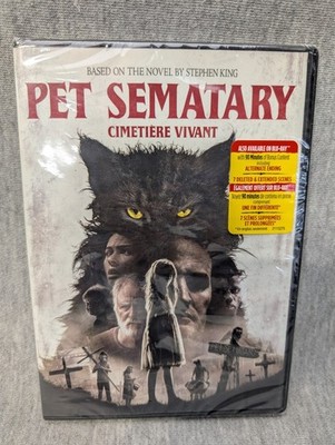 Pet Sematary (DVD, 2019) Stephen King Jason Clarke John Lithgow Brand New Sealed