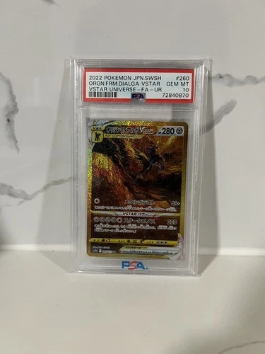 2022 Pokemon JPN VStar Universe Origin Forme Dialga VStar 260/172 UR PSA 10