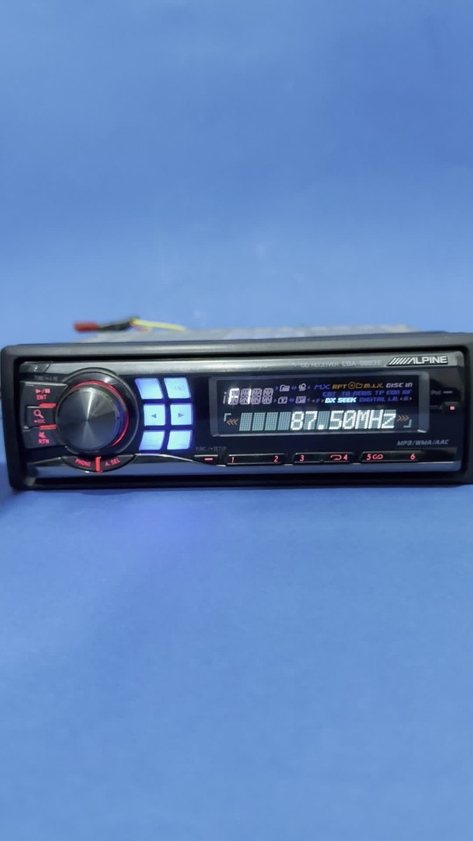 Alpine CDA-9883E Car Stereo Cd MP3 USB AUX 1DIN Head Unit Audio